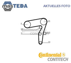 CT1106WP1 ZAHNRIEMEN-SATZ KIT SET + WASSERPUMPE CONTITECH FÜR OPEL ASTRA H 1.9L