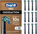 Oral-B Pro CrossAction 12 Stück Aufsteckbürsten Elektrische Zahnbürste Bürsten