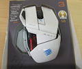 Mad Catz R.A.T. 3 RAT3 3500 DPI Optical Sensor Gaming Maus weiß PC MAC