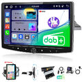 10" 4GB+64GB Android 13 Carplay Autoradio 1 DIN DAB+ Drehbar Bildschirm + Kamera