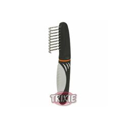 Trixie Fell Entfilzer, gebogene Zinken | 18 cm Hundepflege