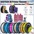 Geeetech 3D Drucker Filament PLA ABS+ PETG TPU UV Resin 1kg 1.75mm Mehrfarbig DE