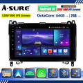 2+64G Android 14 Autoradio Carplay BT GPS Für Mercedes W169 W245 Vito W639 W906