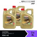 Castrol Power 1 Racing 4T 10W-40 Motorradöl JASO MA2 API SN 3x4 Liter = 12 Liter