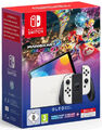 Nintendo Switch Console OLED Weiß + Mario Kart 8 Deluxe + 12-Monats-Abonnement