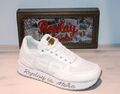 REPLAY Fashion Sneaker Running Prints Logo - PENNY MESH White - Neu&OVP!