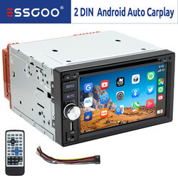 Carplay Android Auto Autoradio CD DVD Player AM RDS 3 USB Bluetooth TF AUX 2 DIN