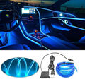 5m EL-Kabel EL Ambientebeleuchtung Blau Innenraumbeleuchtung Lichtleiste Auto DE