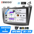 32G Android 13 DAB+ Carplay Für Mazda 3 2010-2013 Autoradio 2+32G GPS NAV BT Kam