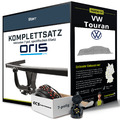 Für VW Touran Typ 1T3 Anhängerkupplung starr +eSatz 7pol 05.2010-05.2015 Set