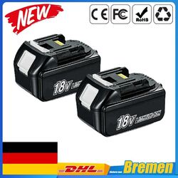 Für Makita Akku 18V/6.0Ah BL1860B-2er Set-197422-4 BL1850B BL1830B BL1860 DHL 2X