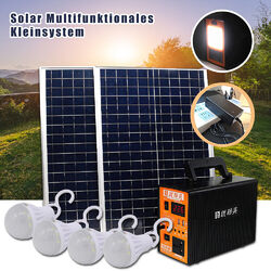  150W Solar Generator 50400mah Powerstation Stromerzeuger Mit 18V 60W Solarpanel