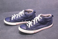 Converse All Star Street Chucks Mid-Top Sneaker Gr. 38 Leder blau weiß CB1145