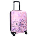 Disney Stitch Trolley Koffer Kinder Mädchen Kinderkoffer Trolly Reisekoffer pink