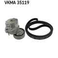 SKF Keilrippenriemensatz VKMA 35119