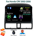 Autoradio Car Stereo GPS Navi Android14 Für Honda CRV 2002-06 Carplay DSP RDS BT