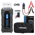 TOPDON 2000A 16000mAh KFZ Starthilfe Booster powerbank Auto Jump Starter LED DHL