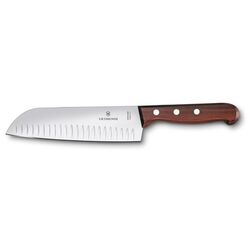 Victorinox – Santokumesser mit Holzgriff, 17 cm mit Kullen