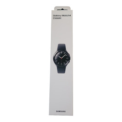 Samsung Galaxy Watch4 Classic 46mm Edelstahlgehäuse mit Kautschukarmband