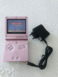 Game Boy Advance SP Limited Pink Edition OVP Konsole AGS-001 Display Kratzlos