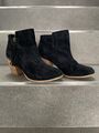 PIER ONE  Ankle Boots Stiefelette schwarz Wildleder Gr. 39