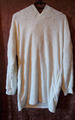 weisser Teddy  Damen Longpullover Kuschelpullover mit Kapuze in L