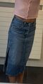 Levi’s Levis. Side Slit Skirt MIDI Jeans Rock Jeansrock Midirock