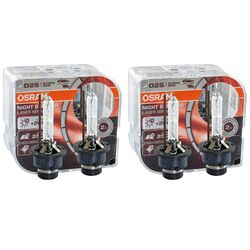 2x OSRAM Xenarc NIGHT BREAKER LASER D2S DuoBox 4500 K 3200 lm Xenon Brenner 