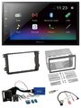 Pioneer USB Bluetooth DAB 2DIN Lenkrad Autoradio für VW Amarok Beetle EOS Caddy