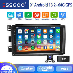 Für Smart Fortwo 451 2005-2010 Android 13 Autoradio DAB 64GB GPS CarPlay RDS KAM