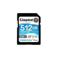 SD Card 512GB Kingston SDXC Canvas Go Plus C10 retail SDG3/512GB (0740617301571)