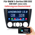 CarPlay Android 12 Autoradio GPS Navi für BMW 1 Series E81 E82 E88 DAB+ WiFi DSP