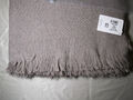 Wolford Structured Wool Wrap Scarf - dark silver ... großer Schal aus Schurwolle