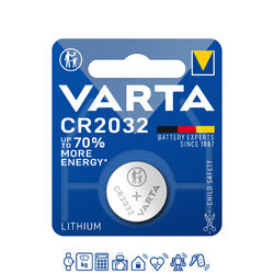 100 x Varta CR 2032 3V Batterie Lithium Knopfzelle 6032 DL2032 im Blister 220mAh