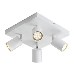 Deckenstrahler LED 2/4/6 flammig schwenkbar Deckenlampe Spot Deckenleuchte GU10