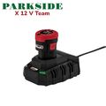 PARKSIDE® 12 V Akku , 2 Ah und Ladegerät , X 12 V Team , Ladestation & Batterie 