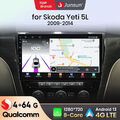 Qualcommchip  Für Skoda Yeti 5L 09-18 CarPlay Android 13 Autoradio GPS Navi 64G