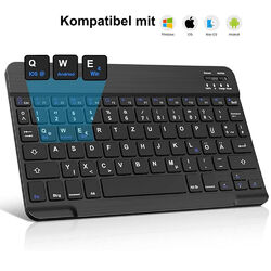 Für Samsung Galaxy Tab A9 Plus S9 FE S8 A8 S6 QWERTZ Tastatur Maus Schutzhülle