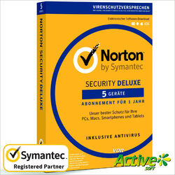 NORTON Security 2024 5 Geräte |PC,Mac,Android,iOS| Norton 360 Deluxe DE-LizenzAUTHORISED RESELLER | ESD Versand @ 2 min | RECHNUNG |
