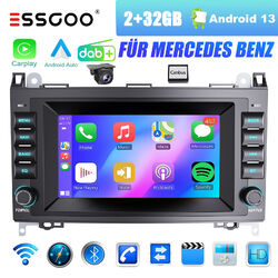 Für Mercedes Benz Sprinter W639 W169 DAB+ Android 13 Carplay Autoradio BT Kamera