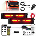 1/2x 60cm Lkw Devil's Eye Lampe LED-Bildschirm Auto-Augenlicht dynamisches Licht