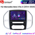 4+64G Android12 Carplay Für Mercedes Benz Vito W447 2014-2020 Autoradio Navi GPS