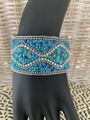 Armband Breit 3,5cm Boheme Ibiza Style Manschette Armreif Modeschmuck Armschmuck