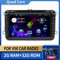 8 Zoll DAB+ Für VW Passat Golf 5/6 Polo Touran Autoradio Android12 GPS NAVI WIFI