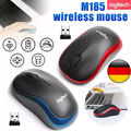 M185 Logitech Maus Wireless Schnurlos Mouse Kabellos Funk + USB Empfänger NEU