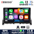 DAB+ 64G Android 13 Autoradio CarPlay GPS Nav KAM Für Mercedes C Class W204 S204