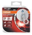 2x OSRAM Night Breaker UNBEGRENZT H1 Scheinwerfer Glühbirnen OSRAM ZUGELASSENER PARTNER