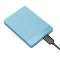 UnionSine Externe Festplatte HDD 2,5Zoll USB 3.0 Mac PC Notebook 500GB 1TB, Blau