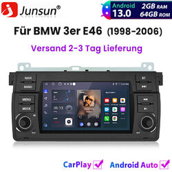 2+64GB 7" Carplay Android13 Autoradio Für BMW E46 3er 1998-2006 GPS NAVI BT DAB+