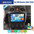 9" Für VW Beetle 2001-2010 Apple CarPlay 4+64G Android 13 Autoradio BT GPS Navi